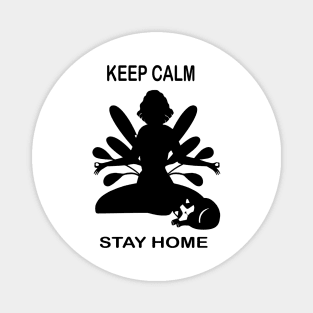 keep-calm-stay-home Magnet